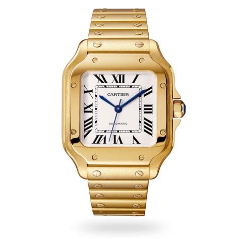 cartier gold watch|cartier gold watches for men.